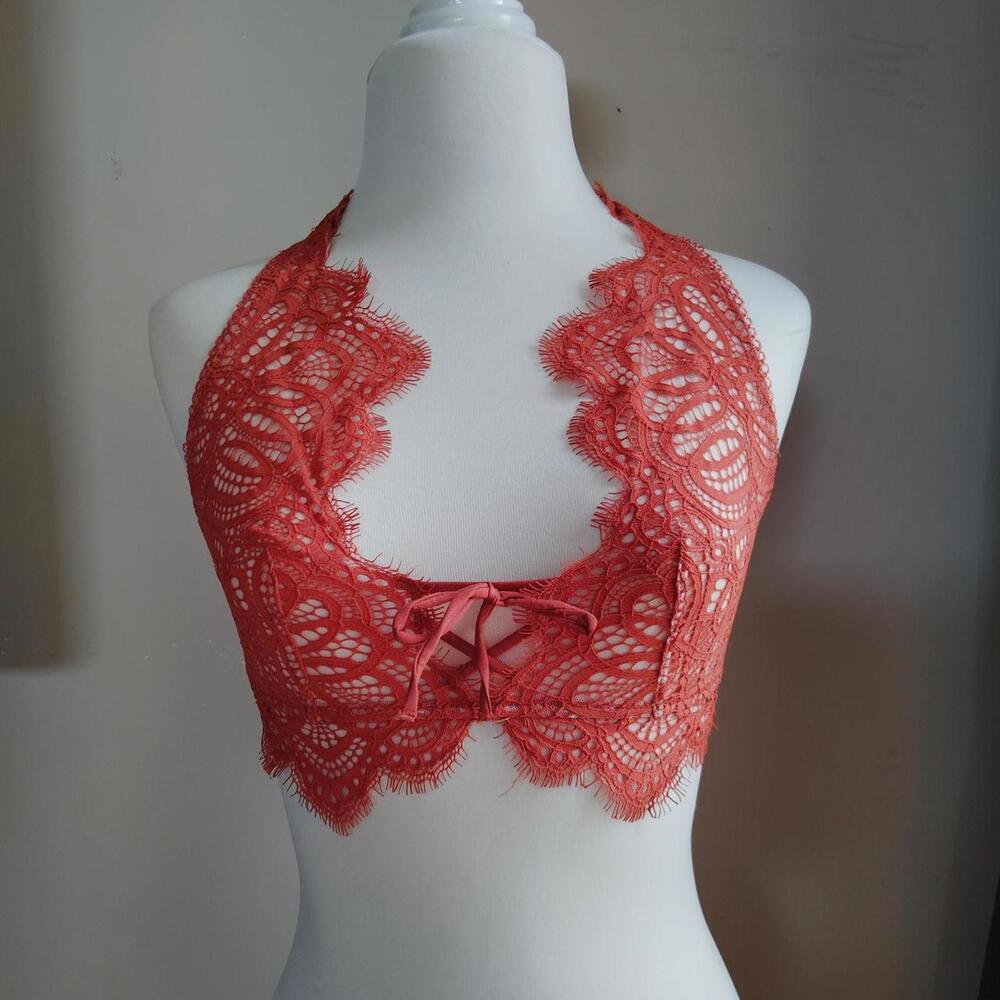 Victoria's Secret Women's Red and Orange Vests-tanks-cami